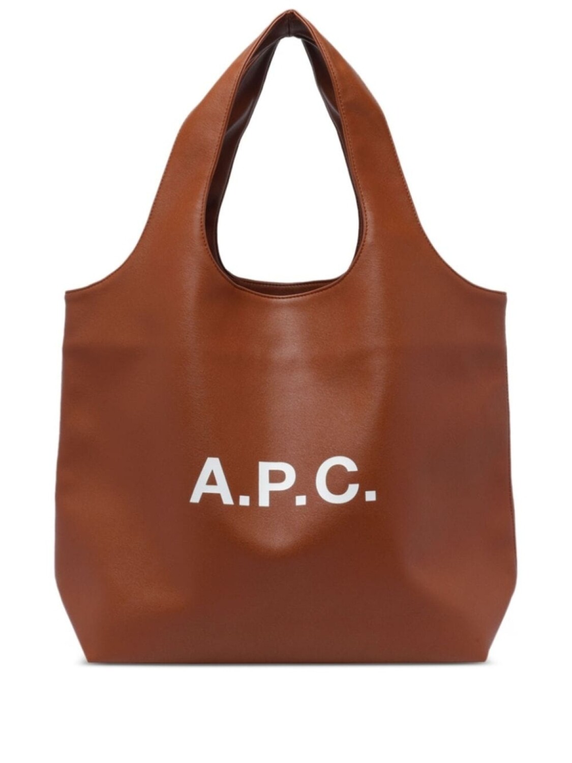 

Сумка-тоут с логотипом APC A.P.C., коричневый