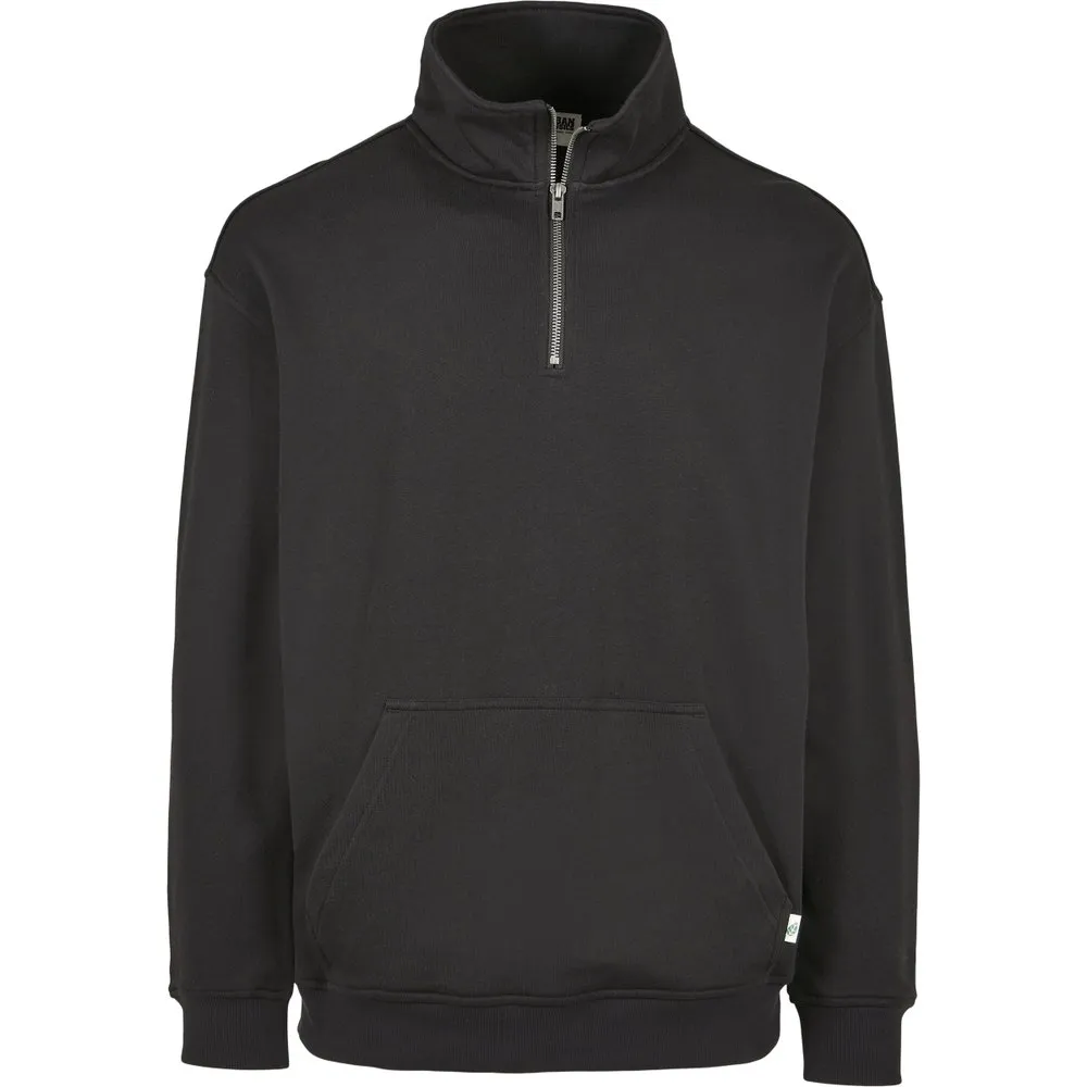 

Толстовка Urban Classics Organic Basic Troyer, черный