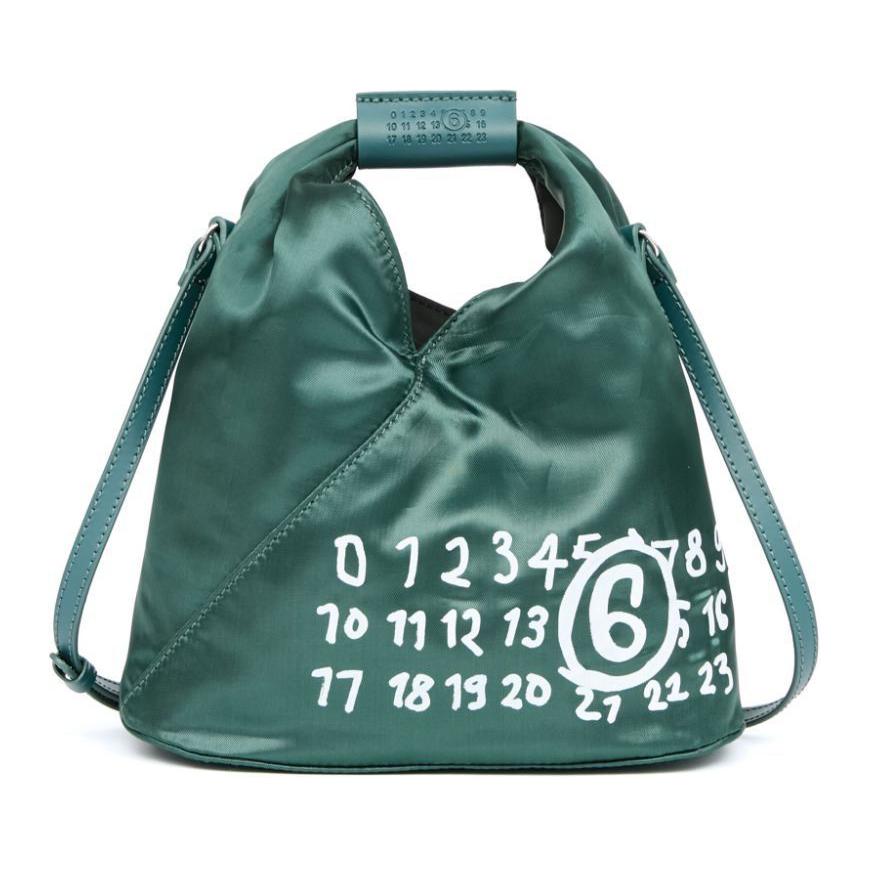 

MM6 Maison Margiela Вязка на плечо из вискозы, кроссбоди, женская сумка лесной зеленый