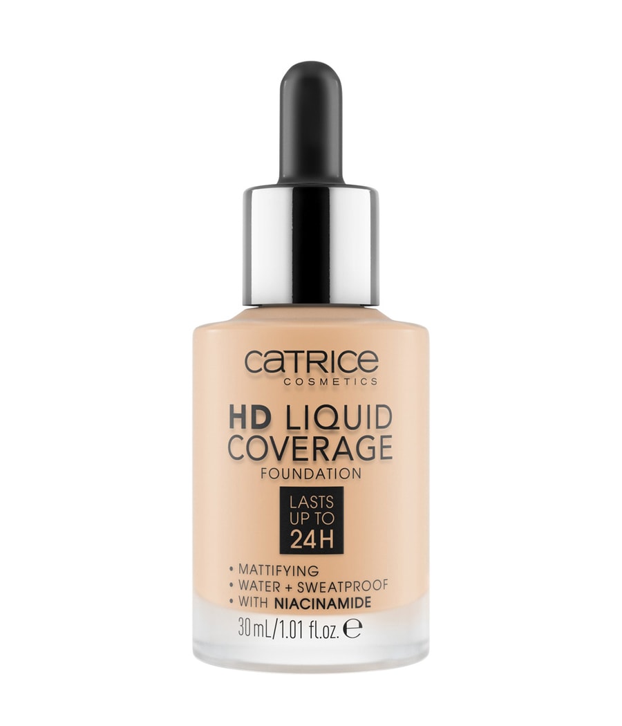 

Жидкая основа CATRICE HD Liquid Coverage, 008 Fair Beige, 30 ml