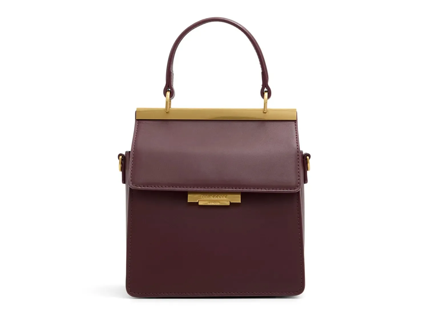 

Кожаная сумка Ted Baker Isa, красная