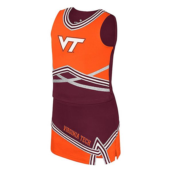 Детский двухкомплектный сет Virginia Tech Hokies Lollipop Park Cheer цвета маренго Colosseum — фото 3