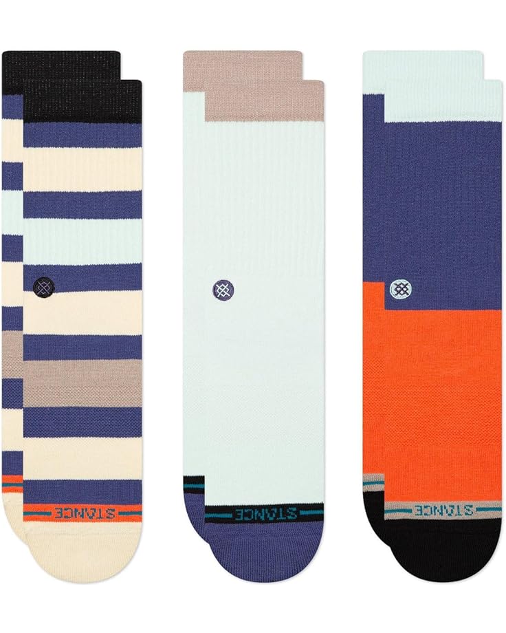 

Носки Stance Bayside Crew 3-Pack, разноцветный