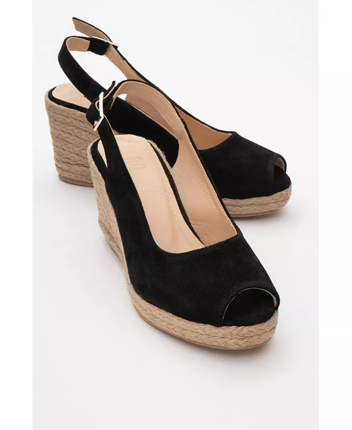Райан Эспадрильи из замши (женские) Forever & Always Shoes, черный — фото 2