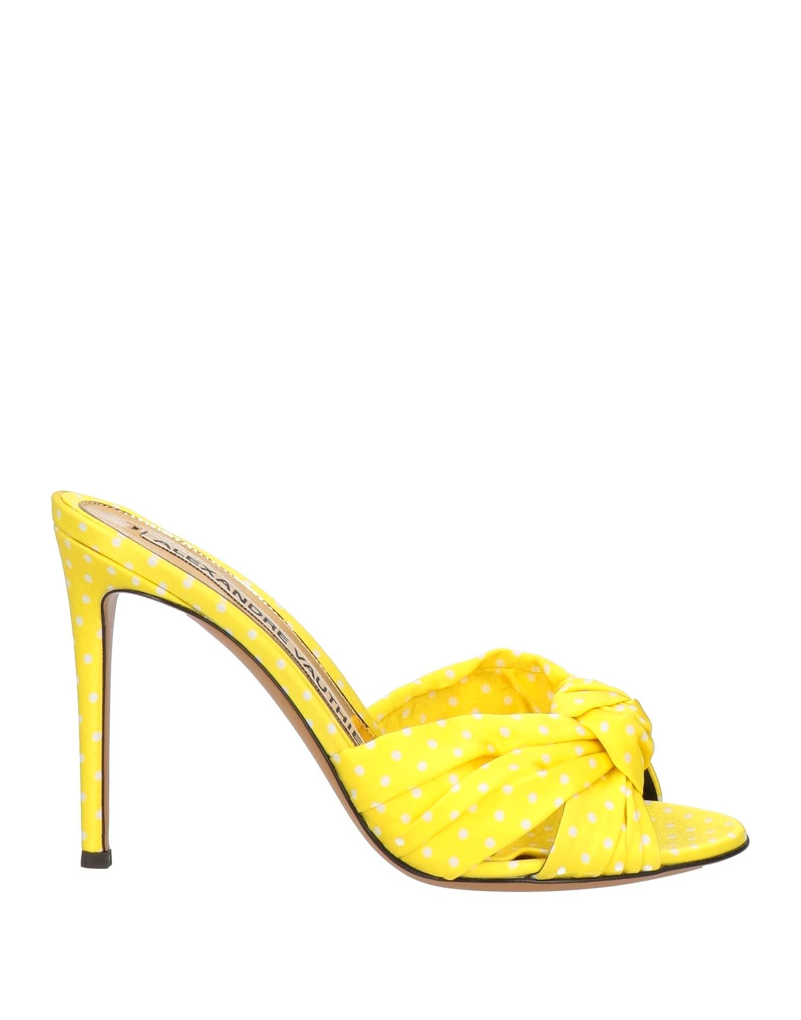 Сандалии Alexandre Vauthier, желтый