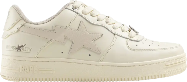 

Кроссовки Highsnobiety x Bapesta 'Daily Essentials', кремовый, Бежевый;серый, Кроссовки Highsnobiety x Bapesta 'Daily Essentials', кремовый