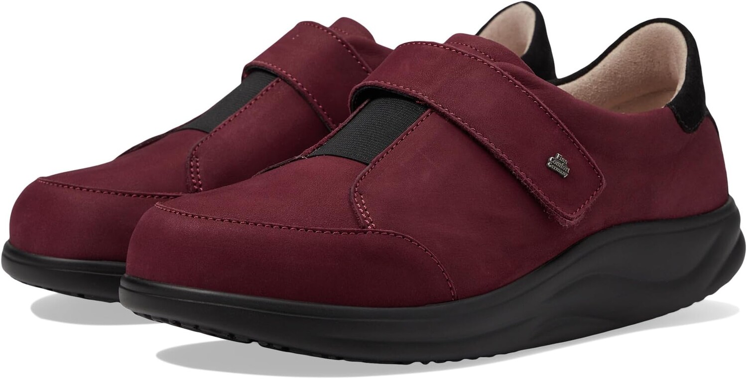 

Кроссовки Finn Comfort Suzuka, цвет Redwine/Schwarz Patagonia/Velour