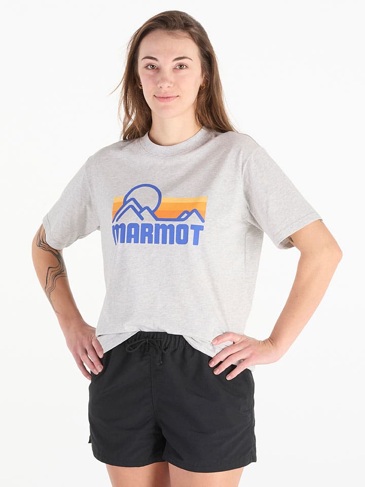 

Marmot Футболка "Coastal" серого цвета