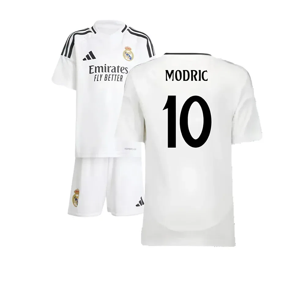 Детский мини-комплект Real Madrid 2024-25 Модрич 10, белый