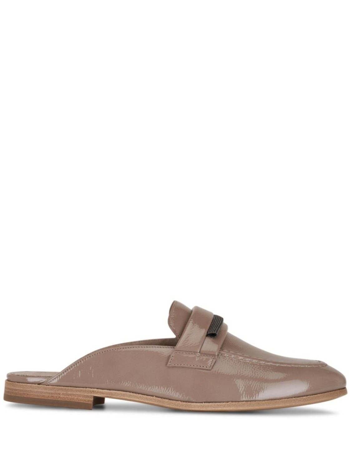 

Мюли с декором Monili Brunello Cucinelli, коричневый