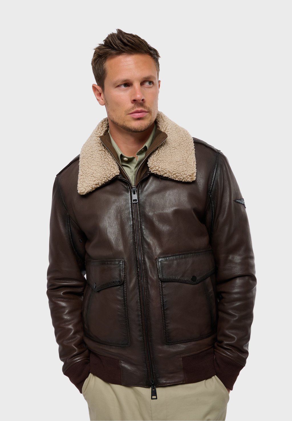 

Кожаная куртка Oakwood, цвет Cognac Color