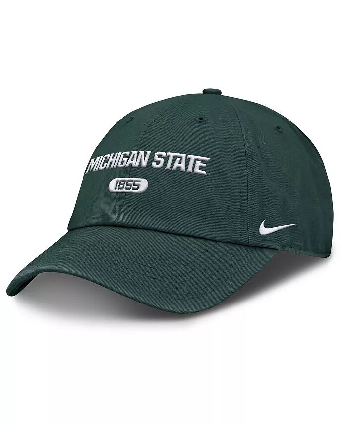

Мужская зеленая регулируемая кепка клуба Michigan State Spartans Nike