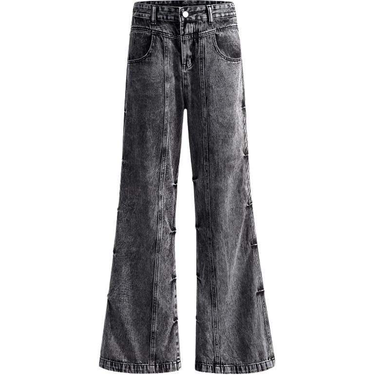 

ZIAREL Джинсы Unisex Black Moderate Straight Fit