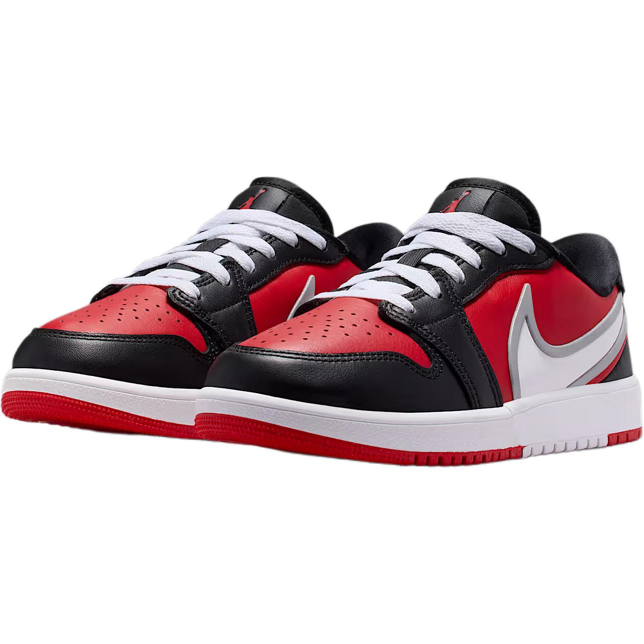 Jordan Износостойкие низкие детские кроссовки для скейтбординга Red Black для подростков — фото 3