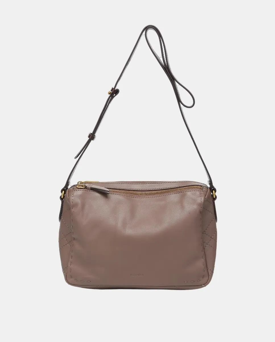 

Свободная кожаная сумка через плечо Freedom Abbacino, серо-коричневый