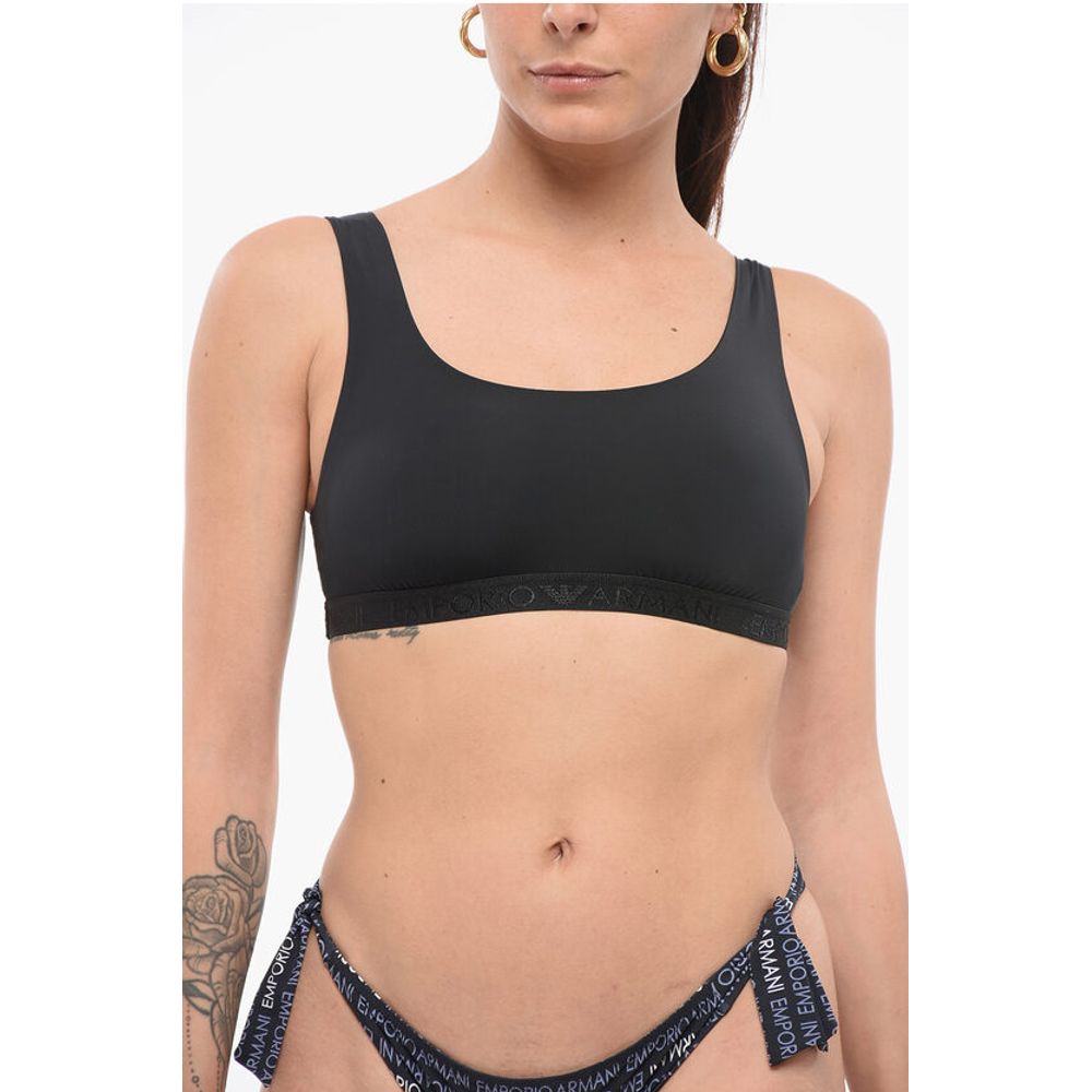 

Бюстгальтер EMPORIO из лайкры с монограммой Armani, Black