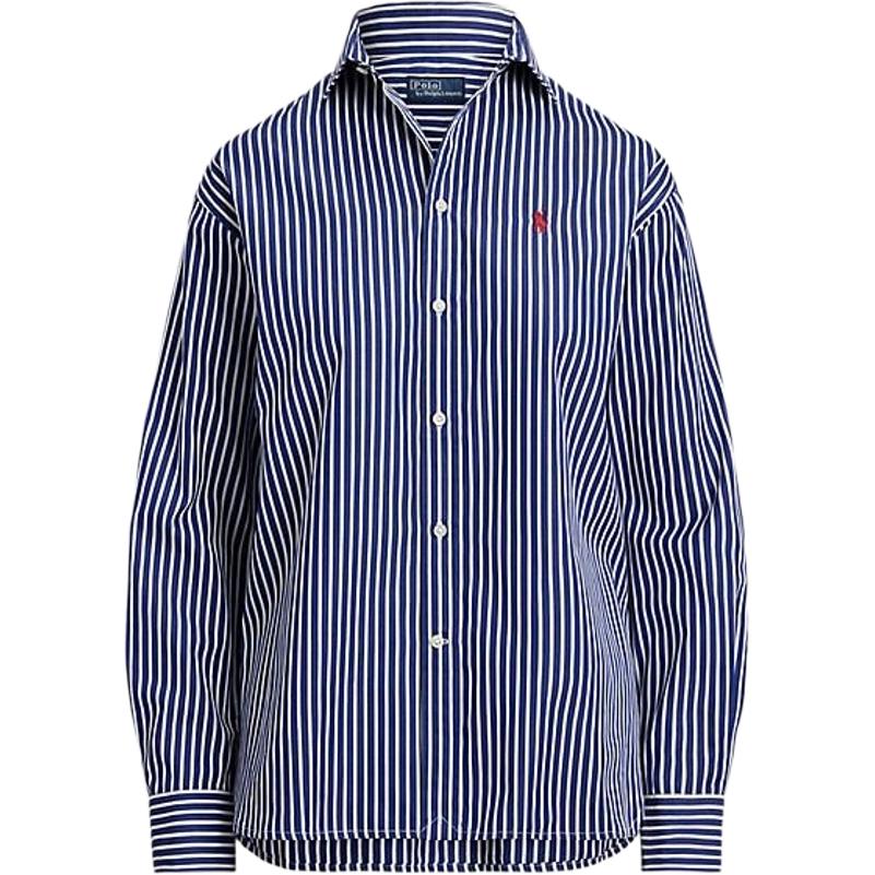 

Полосатая рубашка на пуговицах Polo Ralph Lauren, синий