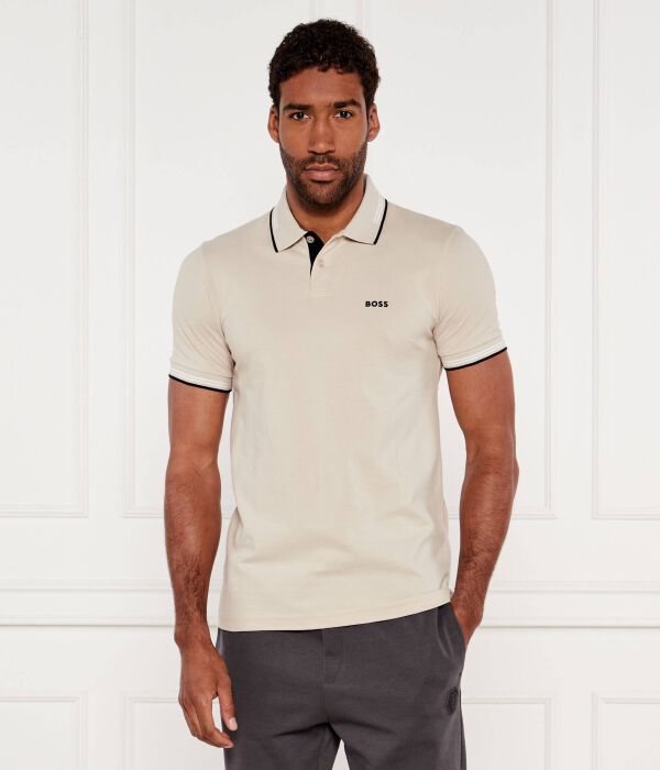 

Рубашка поло Пол Slim fit Boss Green, желтый