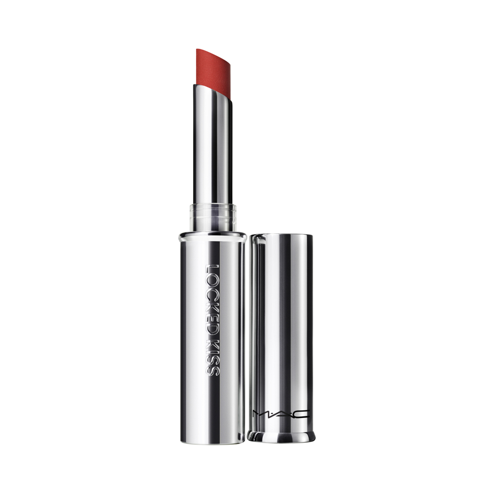 

Стойкая помада locked kiss lipstick Mac, цвет extra chili, вес 1.8 гр.
