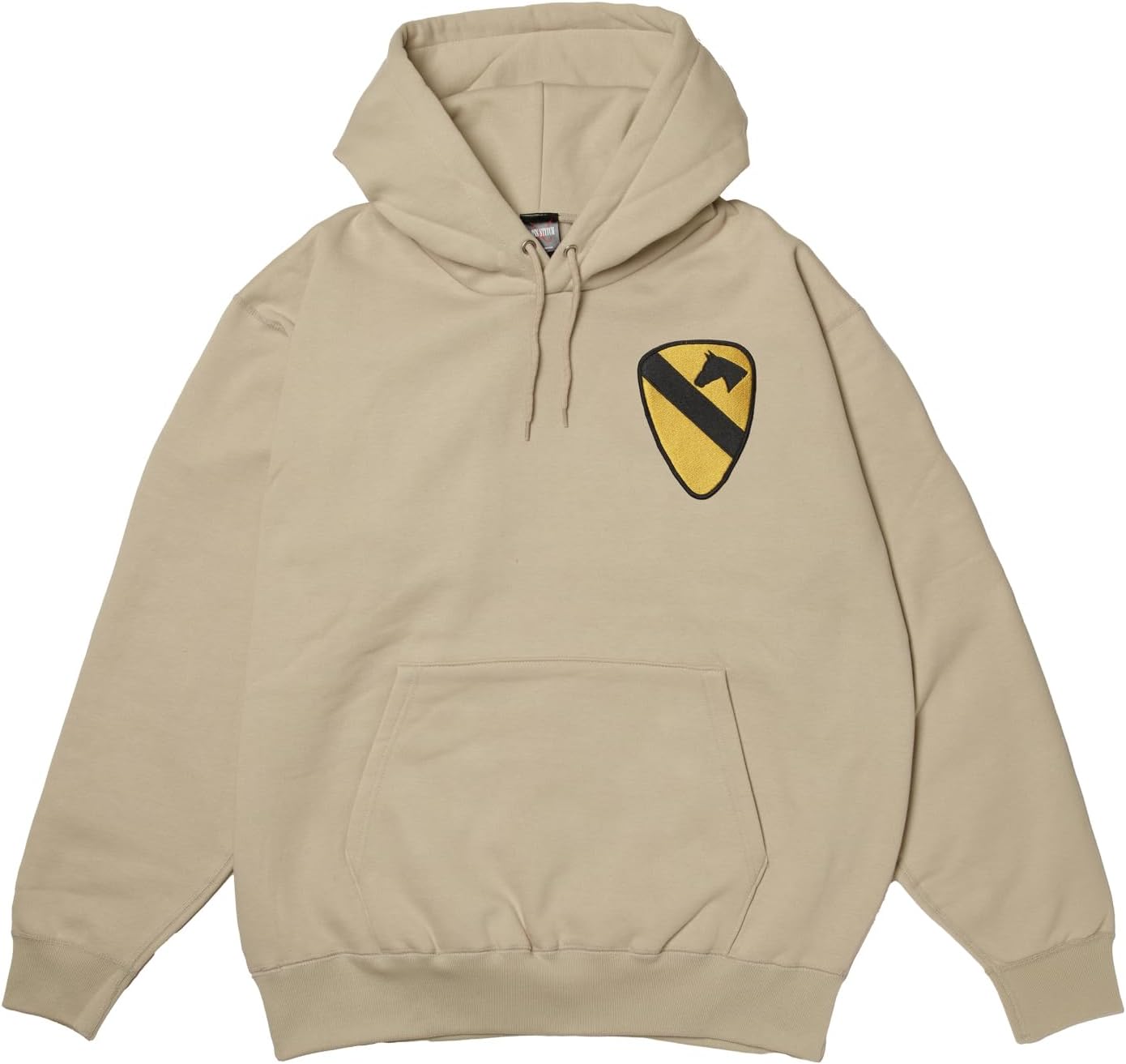 

Толстовка с капюшоном в стиле F, нашивка с гербом армии США, флисовая подкладка, пуловер, цвет: серый (stone) F-Style