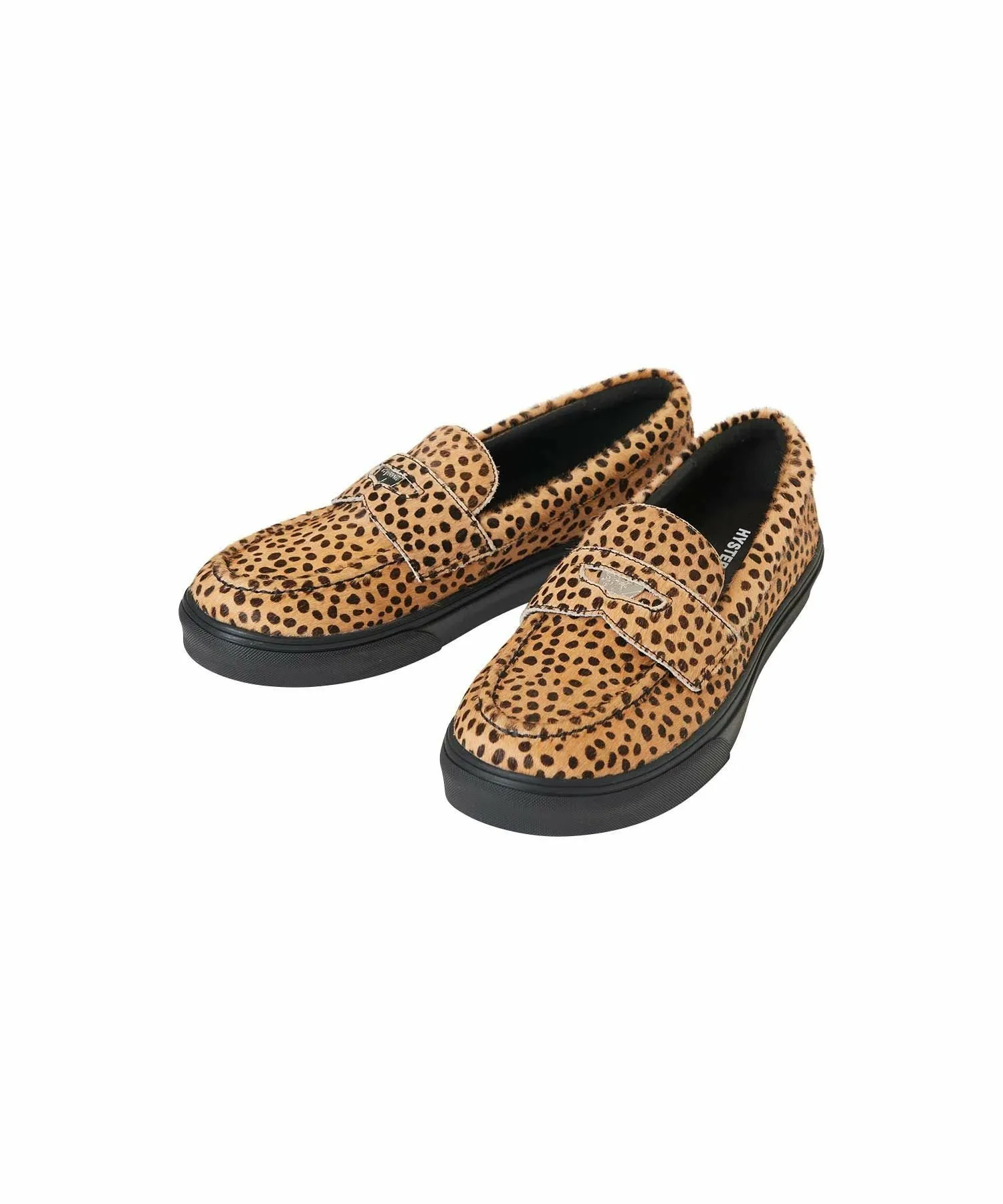 Женщина на черепе, кроссовки-лоферы. Hysteric Glamour, Beige pattern
