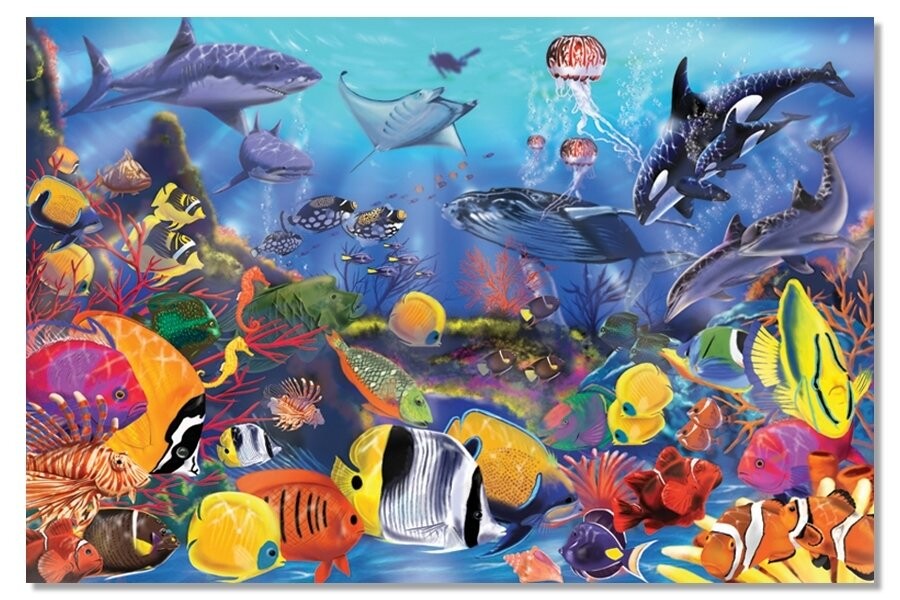 

Пазл Melissa & Doug, Подводный мир