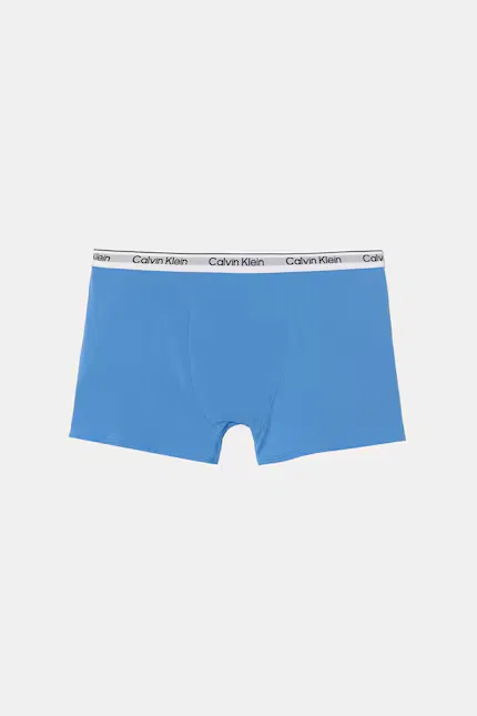 Боксеры детские хлопковые 2 шт Calvin Klein Underwear, синий — фото 2
