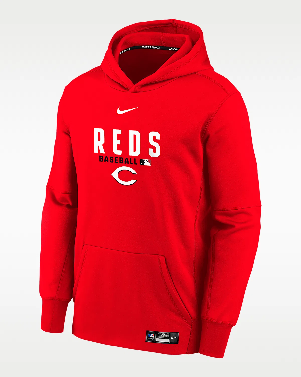 Детская Nike Therma-FIT MLB толстовка Cincinnati Reds Authentic Collection, Red