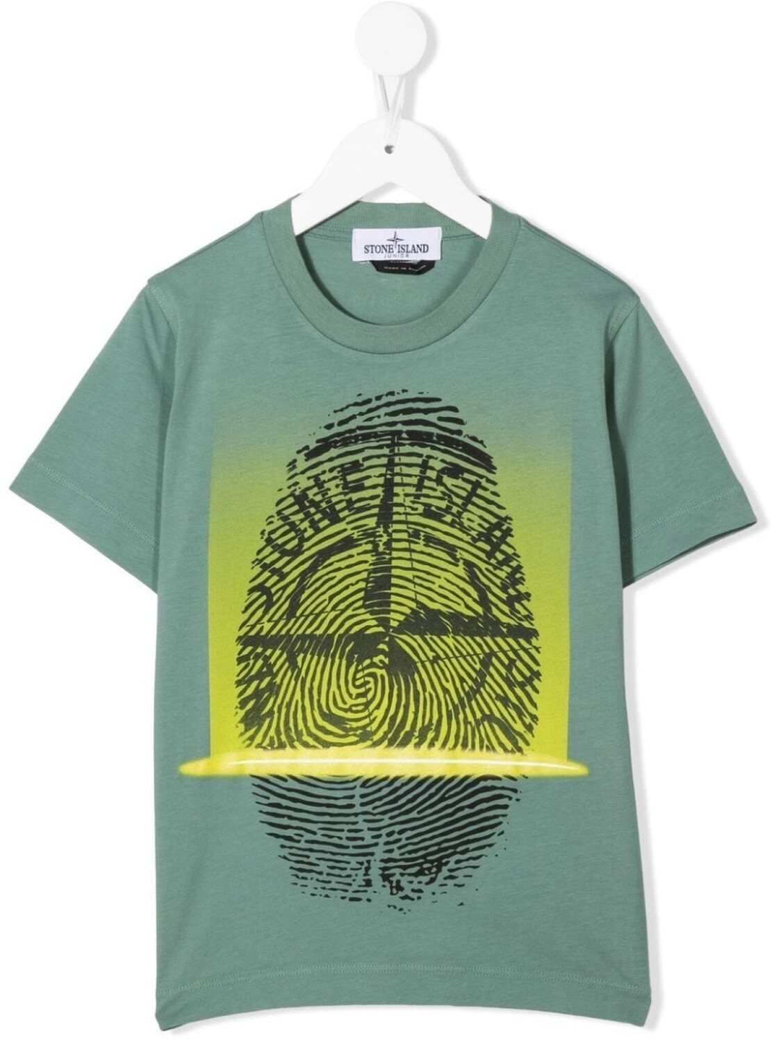 

Футболка с логотипом Stone Island Junior, зеленый