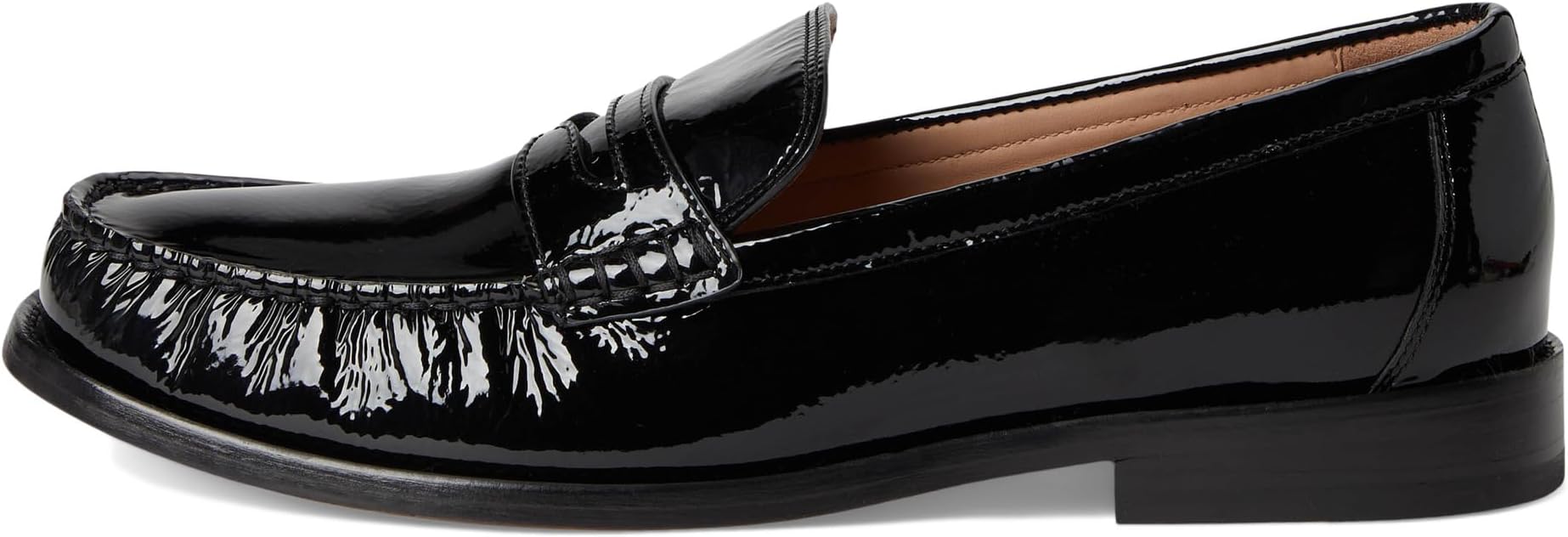 Лоферы Cole Haan Lana Lux Penny Loafers Remastered, Black Crinkle PatentSee Less — фото 4