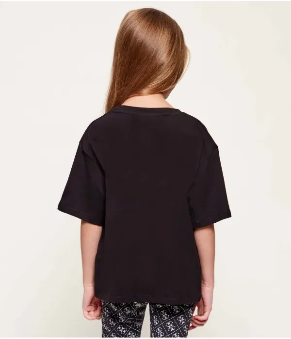 Футболка relaxed fit Guess, черный — фото 3
