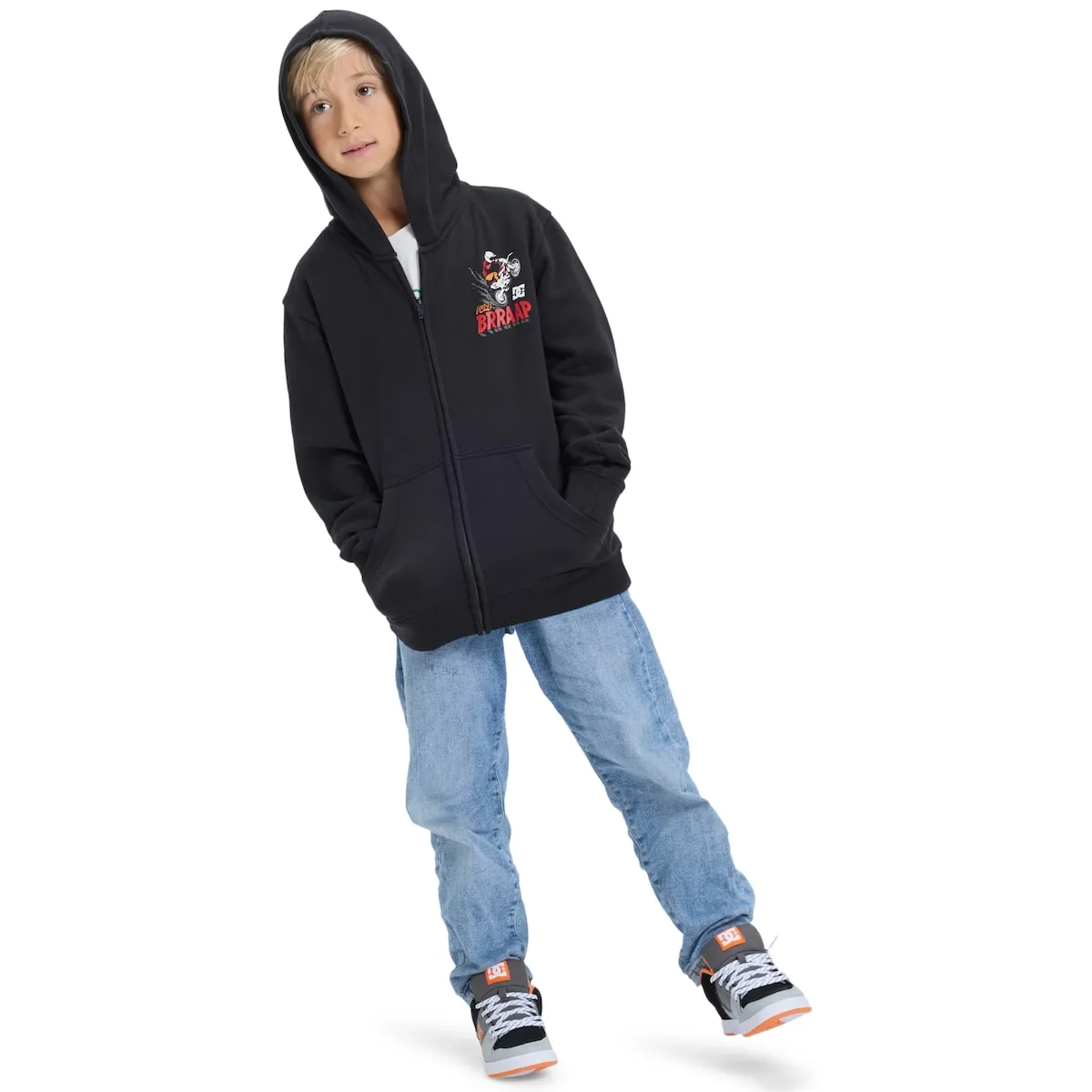 Детская толстовка DC Brap DC Shoes Dc Shoes, черный — фото 4