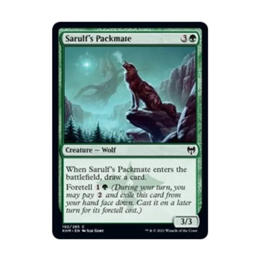 

CCG Товарищ по стае Сарульфа (клавиша C), MTG - Kaldheim