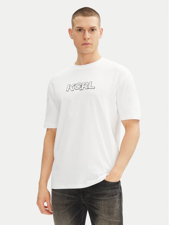 

Футболка обычного кроя 755156 552235 Karl Lagerfeld, белый