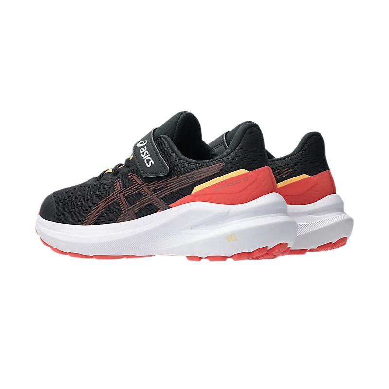 Кроссовки для бега GT 1000 13 Rebound Breathable Support с низким верхом для детей ASICS, черный — фото 4
