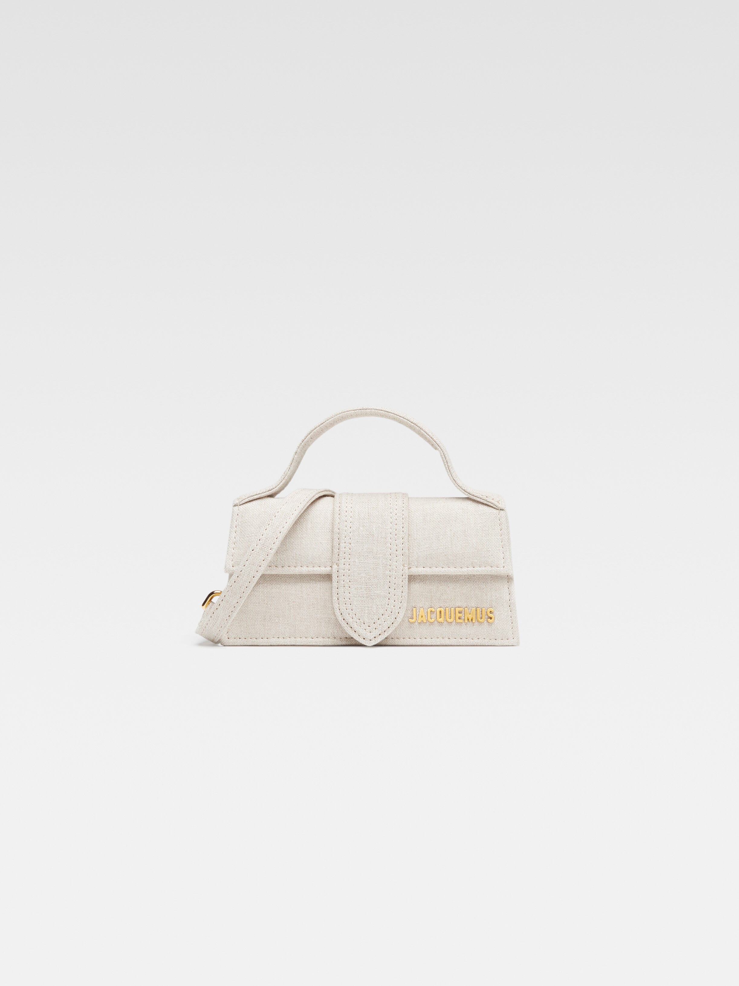 

Мини-сумка с клапаном JACQUEMUS The Bambino, цвет Light Greige