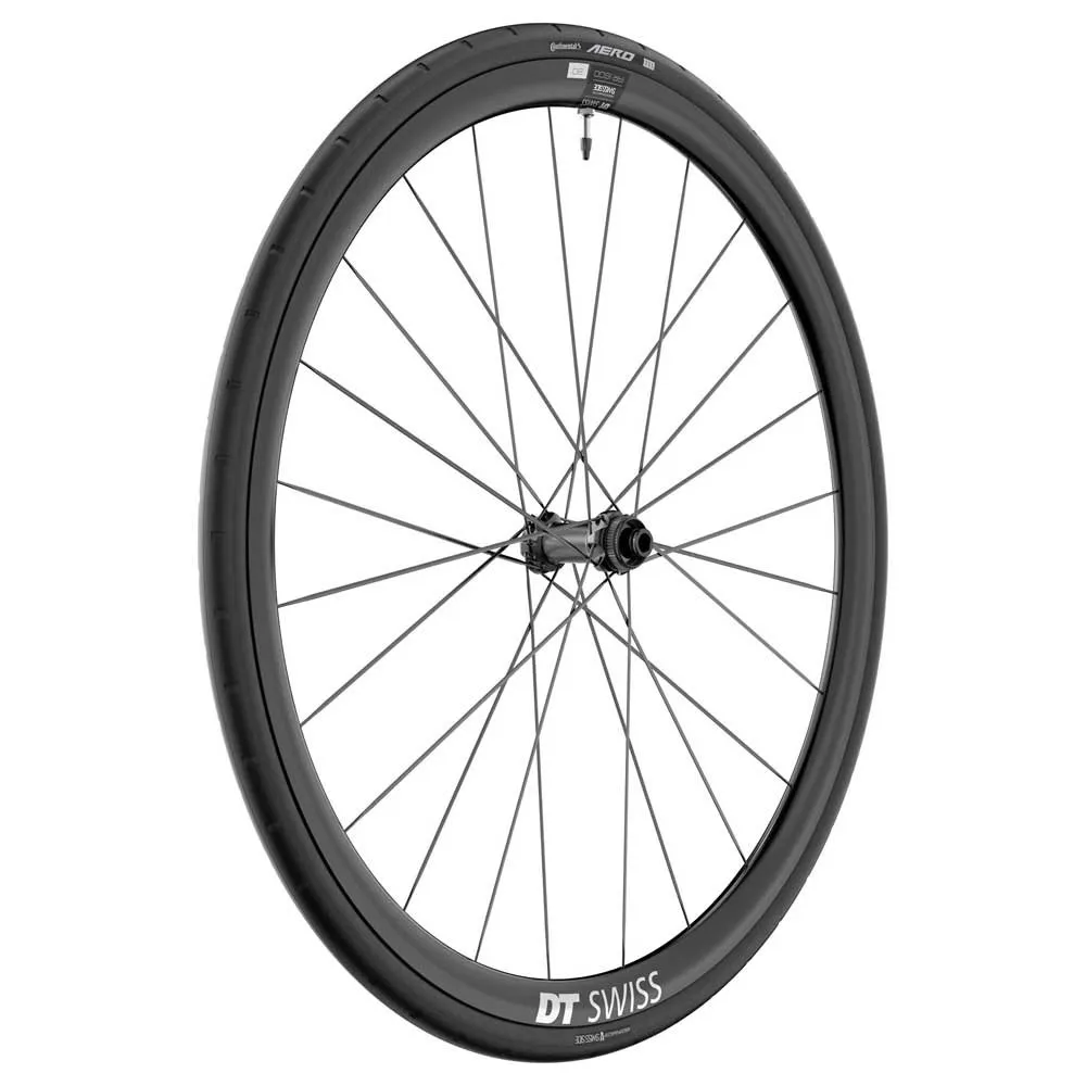 

Переднее колесо DT Swiss AR 1600 Spline 30 700 WTS CL Disc Tubeless road, серебряный