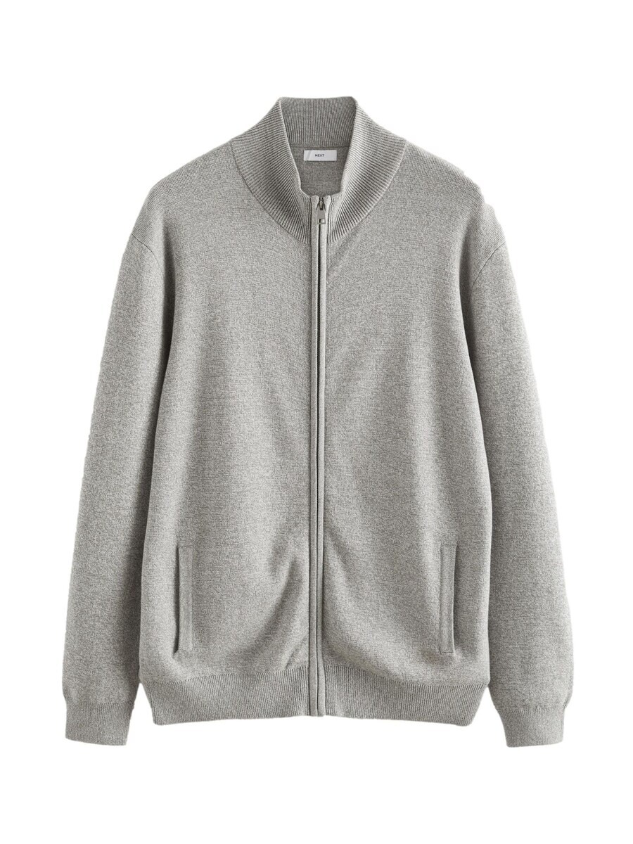

Вязаный кардиган Next Knit Cardigan, светло-серый