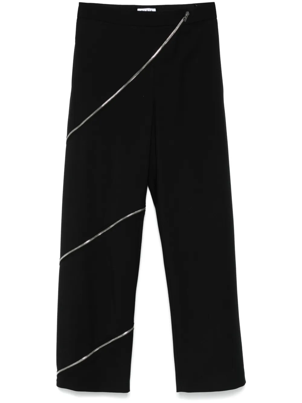 

Брюки с молниями Alaïa, черный