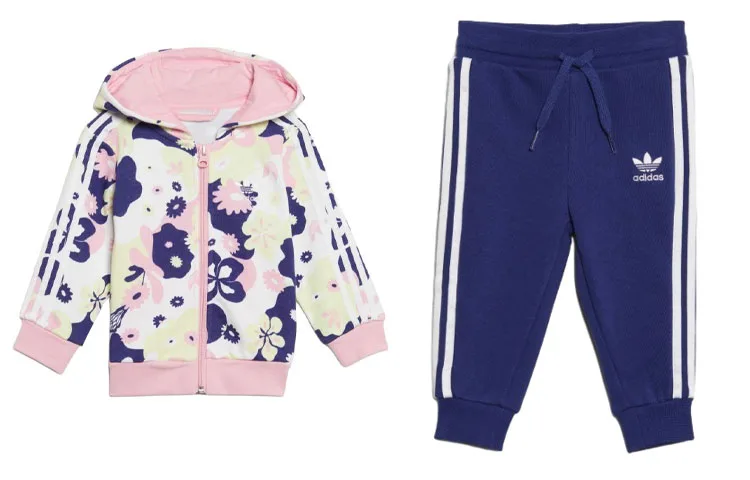 Детский комбинезон Adidas Originals, Set (White/Pink/Acid Green/Jade White/Indigo)