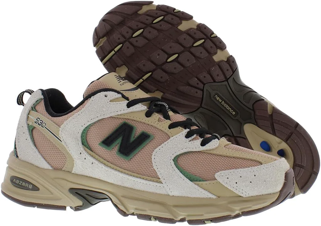 Мужские кроссовки New Balance 530 для ходьбы, бежевый — фото 4