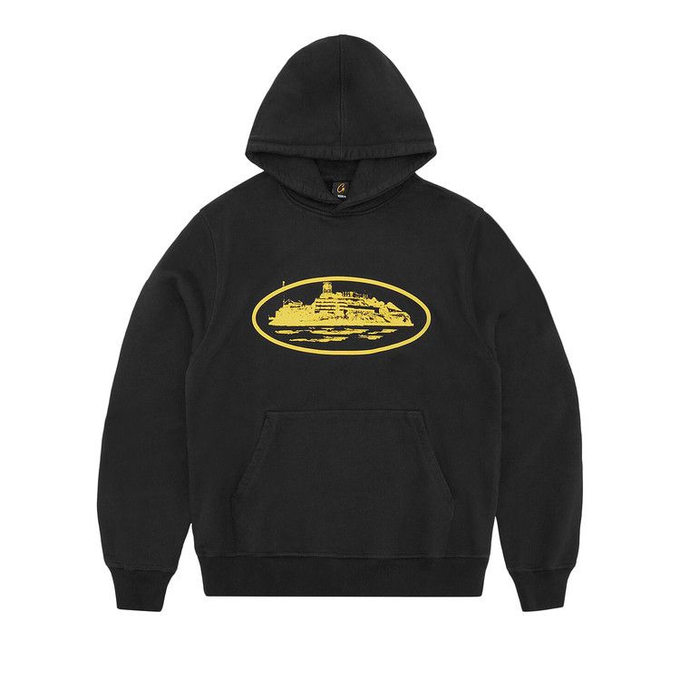 

Худи Corteiz Alcatraz Hoodie V2, Black/Yellow
