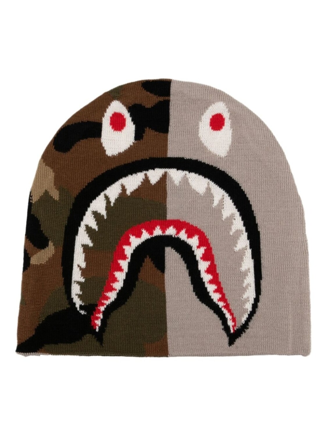 

Шапка бини 1st shark A BATHING APE, серый