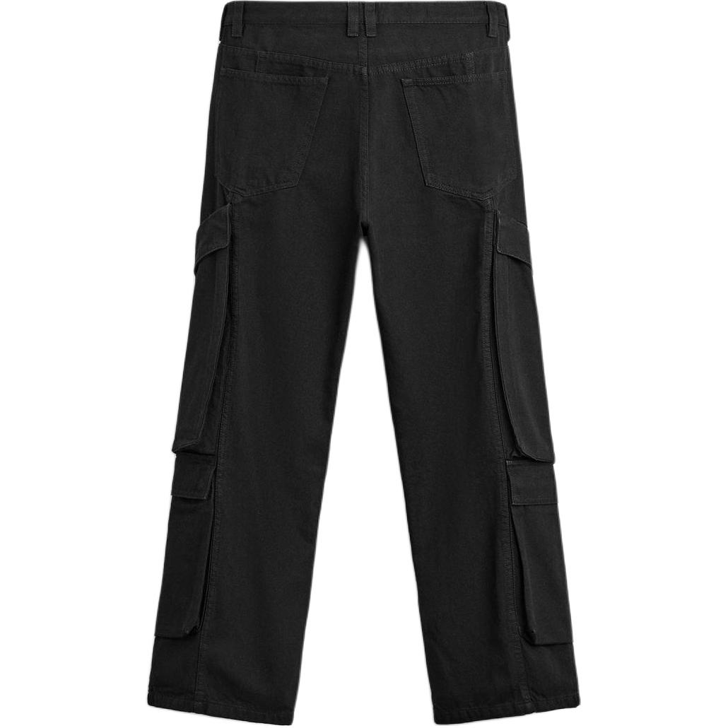 

ZARA Брюки-карго мужские черные