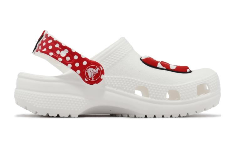 Disney X Classic Clog Kids 'Minnie Mouse' Crocs, белый красный — фото 2