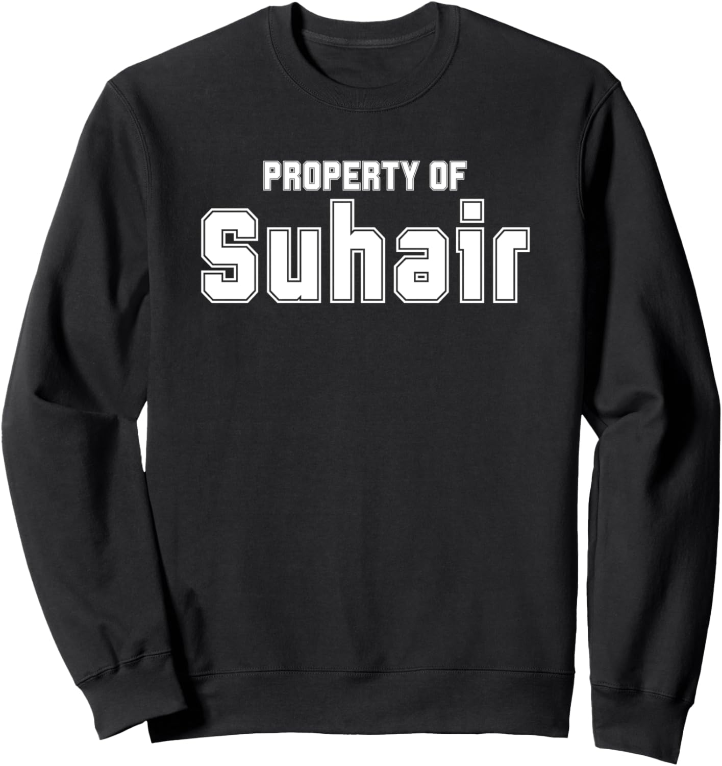 

Забавная толстовка с мусульманским именем и азиатскими надписями Funny Asian Name Gifts Property Of Co., черный