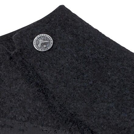 Zermatt Узкие тапочки на овчинной подкладке женские Birkenstock, цвет Anthracite/Natural Wool — фото 4