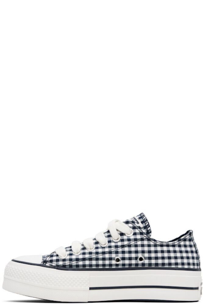 Кроссовки Chuck Taylor All Star Gingham с синими и белыми вставками Converse — фото 3
