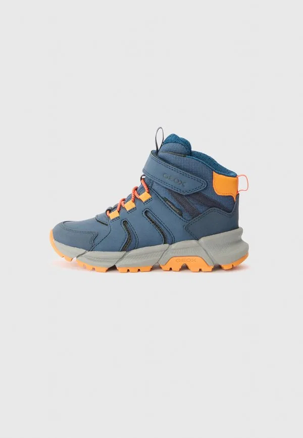 Ботинки flexyper на шнуровке до щиколотки Geox, Blue/Orange