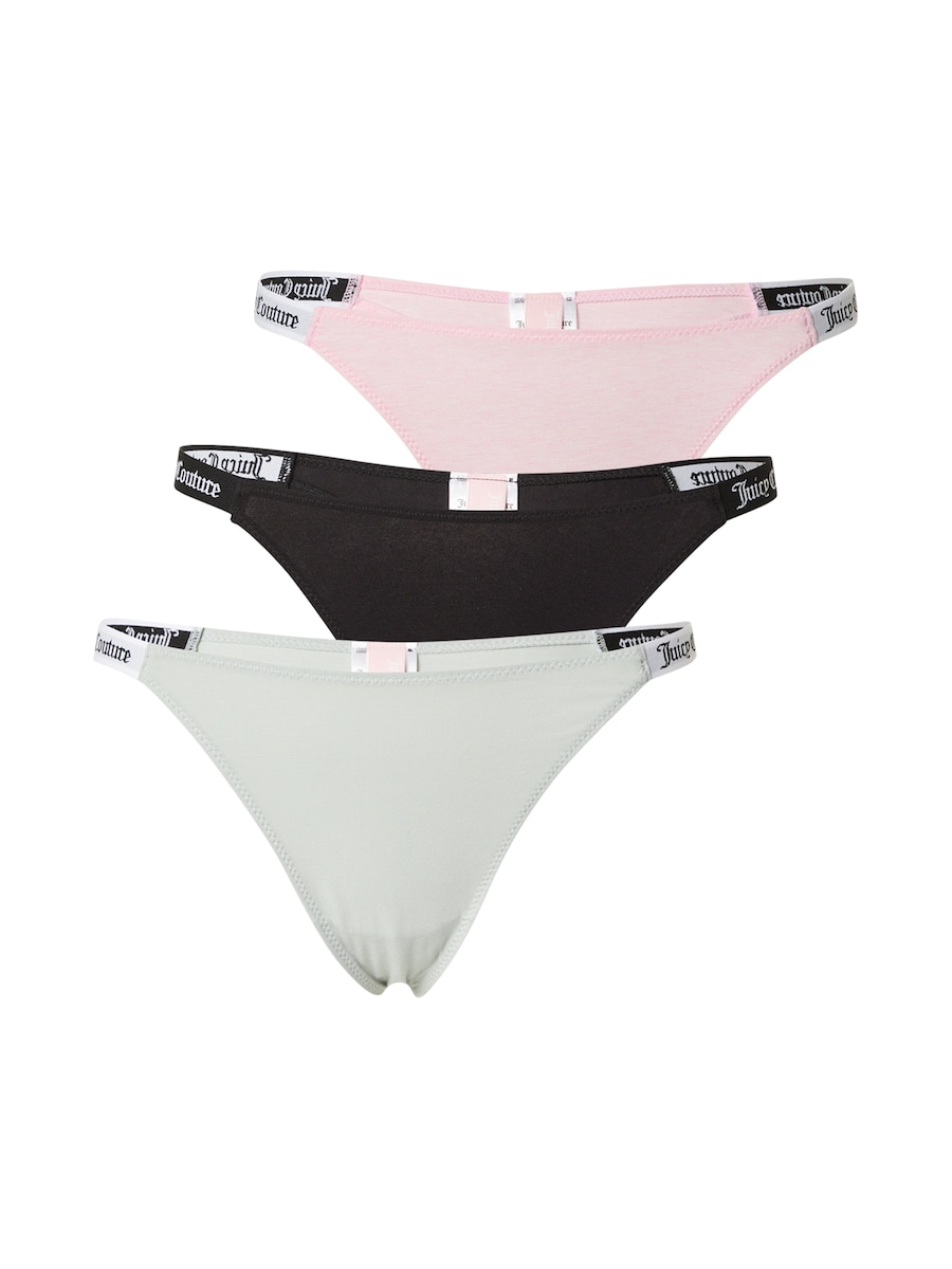 

Стринги Juicy Couture, светло-зеленый/розовый/черный